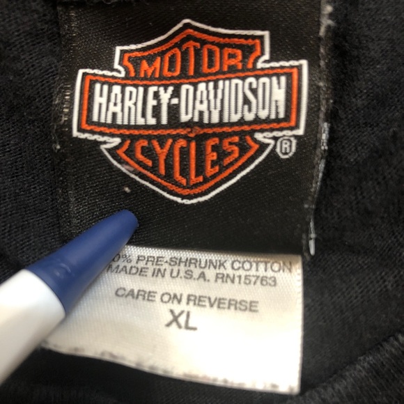 harley davidson old dudes ride harder made in the usa graphic t shirt - Picture 5 of 8